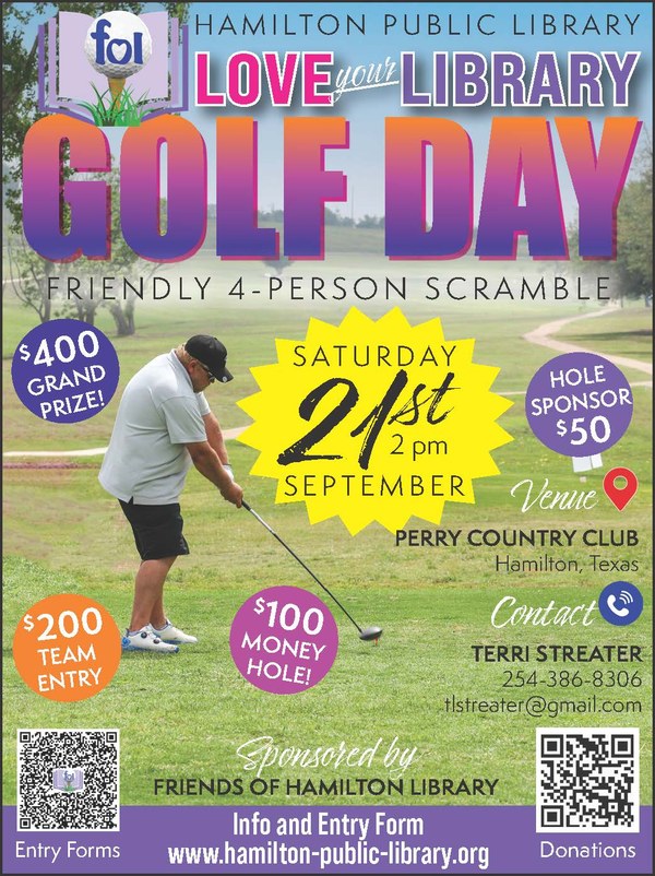Hamilton Public Library Love Your Library Golf Day