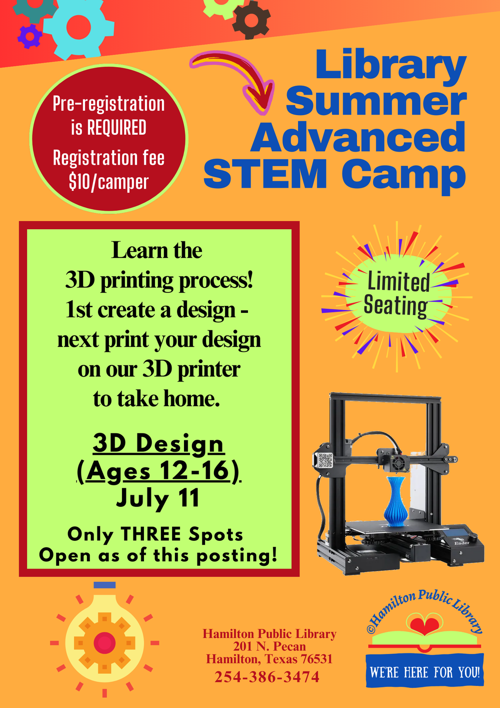 2024 Summer STEM Camp - 3D Design