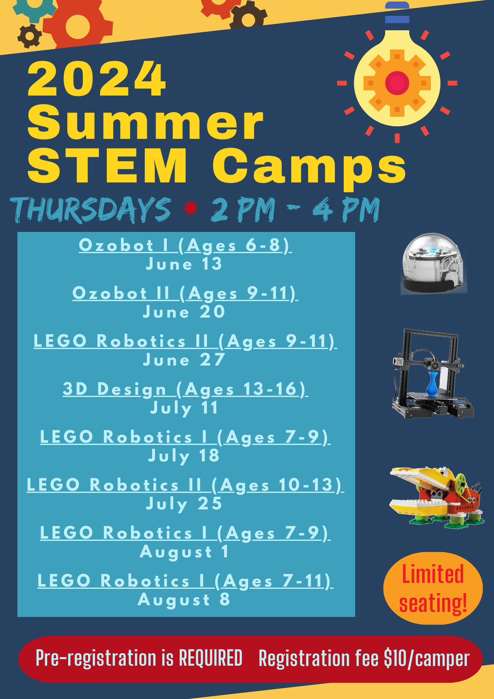 2024 Summer STEM Camps