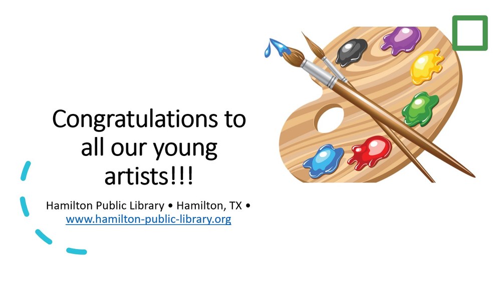 Congratulations to all our young artists!